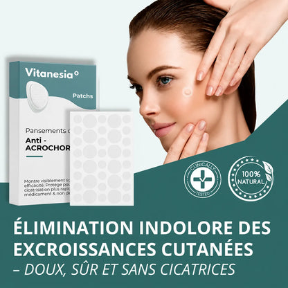 Vitanesia™ Pro Acrochordons Patch Cutané + Aloe Vera